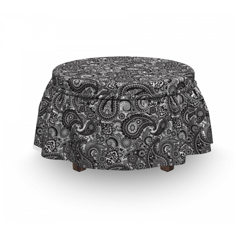 Housse pour repose-pieds de dentelle comme traditionnel