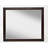 Miroir de commode vieilli rustique Delma