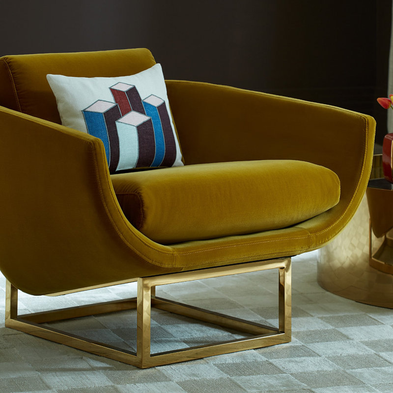 Beaumont Upholstered Accent Chair, Varese Lichen