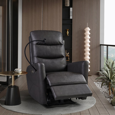 Recliner Chair with Power Function Easy Control Big Stocks, Recliner Single Chair -  Latitude RunÂ®, 15BBE39D07194AD78EEC9C0837691F32