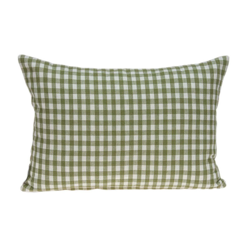 Parkland Collection Eureka Green 14" x 20" Cotton Tropical Fern Decorative Throw Pillow, Polyester/Polyfill