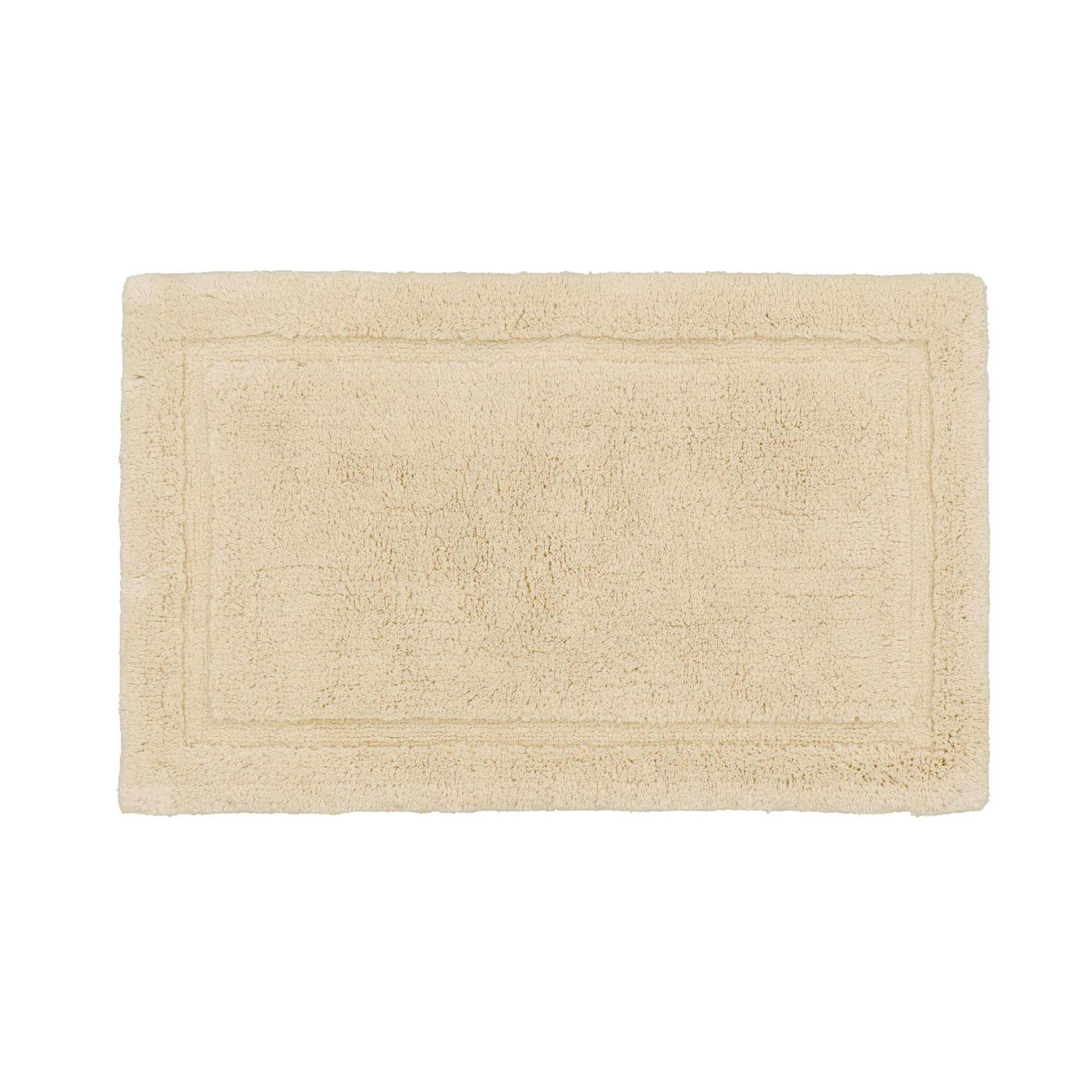 Rane Plush Cotton Bath Mat, Beige, 17"W x 24"L