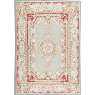 Aubusson Renaissance Wool Oriental Area Rug