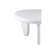 White High Gloss End Table