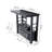 94'' 6-Burner Outdoor Kitchen Island With Grill, 85,000 BTU, Wine Cooler, Compact Refrigerator & Granite Countertops-126478831-126478829