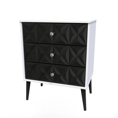 Fully Assembled Herta 3 - Drawer Chest of Drawers