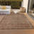 Machine Washable Indoor/Outdoor Xhevrie Copper Rug-2121735031