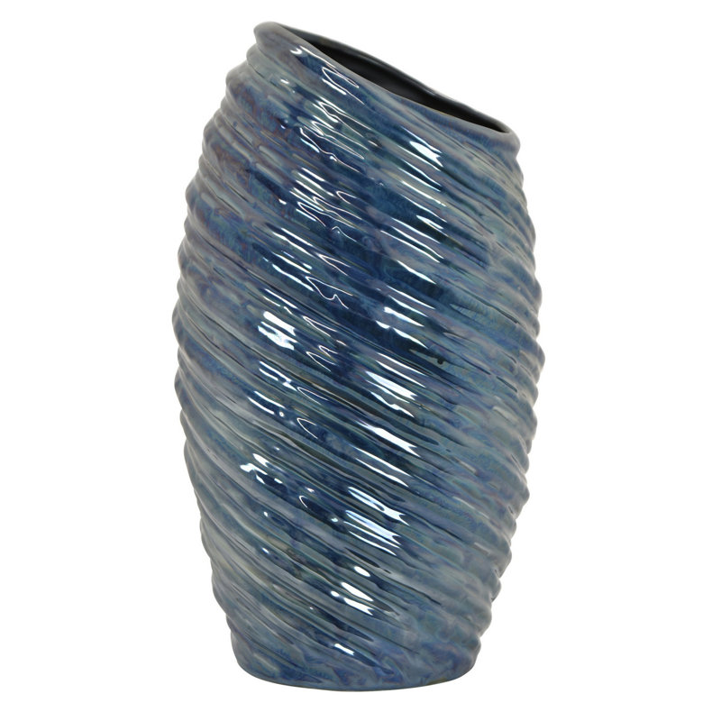 Vase Avery, Bleu