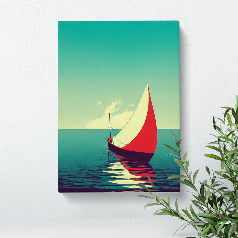 Awesome Boat - Wrapped Canvas, 76cm H x 50cm W x 3cm D