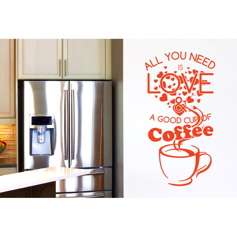 Non-Wall Damaging Wall Decal, Orange