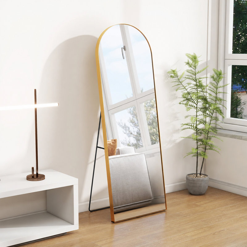 Miroir pleine grandeur, 59 po x 16 po, Or