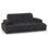 Lit pour chien de 51,2 po de largeur, canapé de compression pour chien avec coussin antidérapant, aucun assemblage requis