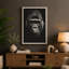 Gorilla Portrait Modern - Wrapped Canvas-753744194-753744195