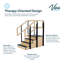 Escalier antidérapant 500 lb