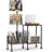 Vinyl Record Player Stand With 360° Rotating Storage, Turntable Table For Living Room, Holds Up To 200 Albums, Durable Multi-Functional Display And Organizer