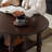 Solid wood coffee table with retro design-123430265