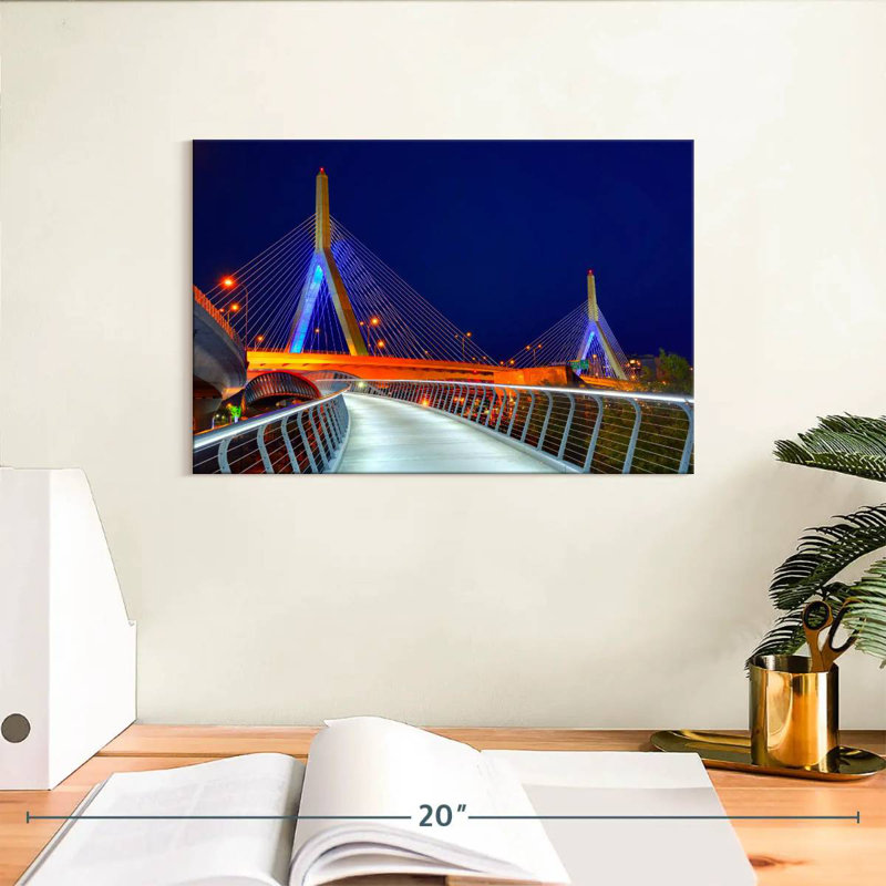 Pont patriotique Zakim, H 8 po x l 12 po