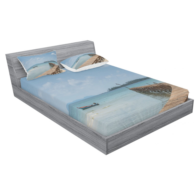 Microfiber Sheet Set, Full Sheet Set with Fitted Sheet
