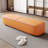 Orange Modern Wood Upholstered  Bedroom and Entry Leather Long Storage Bench-441639741