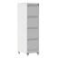 Classeur vertical à 4 tiroirs verrouillables en métal sur roulettes - Armoire verrouillable robuste pour la maison et le bureau-745112440