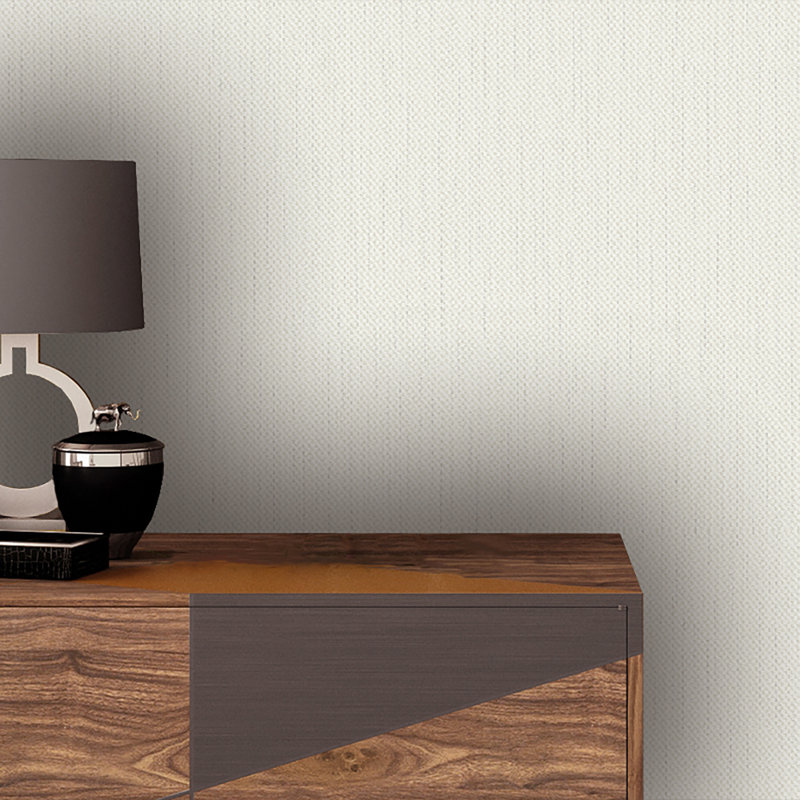 Babak 10.05m x 53cm Textured Matte Wallpaper Roll, Cream