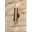 Brihanna Aged Brass 21cm H Integrated LED Outdoor Wall Lantern