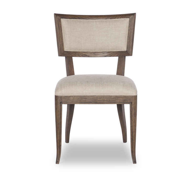Camden Upholstered Dining Chair, Brown Rustic