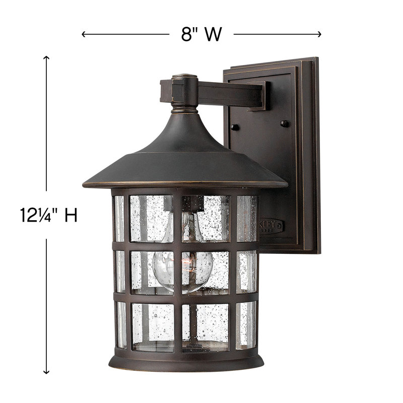 Elivia Aluminum Wall Light, 12.3" H x 8" W x 9" D, Black, MED