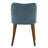 Mid-Century Upholstered Dining Chairs with Solid Wood Legs, Curved Back-1692723147