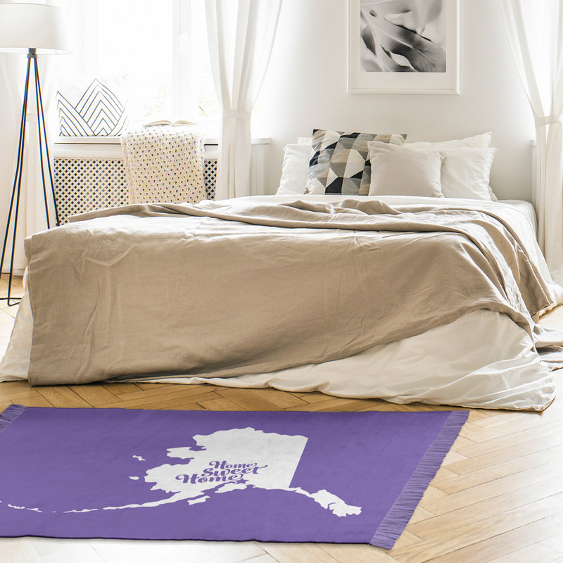 Tapis de surface mauve ancrage doux home