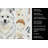 American Eskimo Coffee Bar Kitchen Towel-1168063328