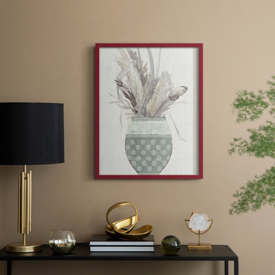 Bandhani Arrangement II Framed Print - Solid Wood