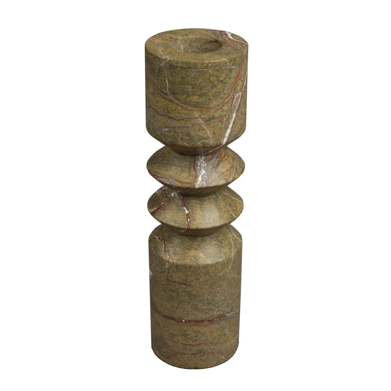 Candle Holder 13'' H Marble Tabletop Candlestick