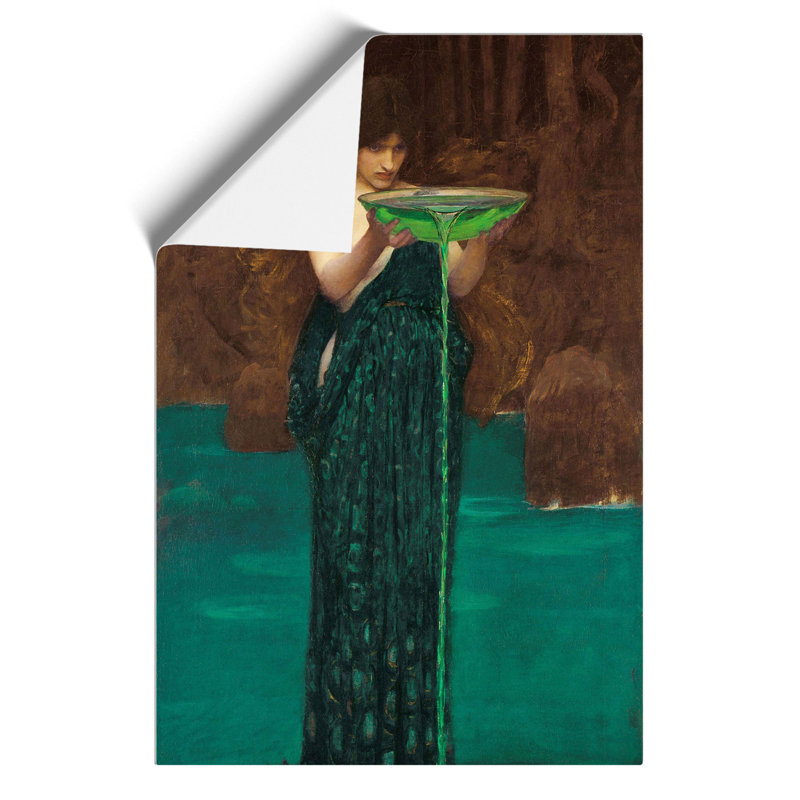 Circe Invidiosa by John William Waterhouse - Frameless Print, 30cm H x 21cm W x 0.1cm D