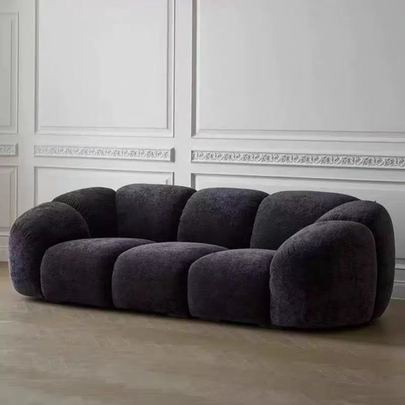 Canapé en flanelle de style rétro Petal