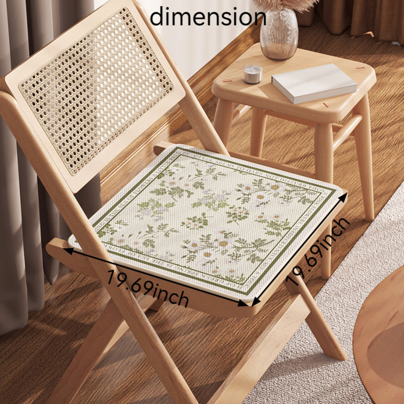 Coussin de chaise 2 pièces Wildon Home®, 20 po x 20 po