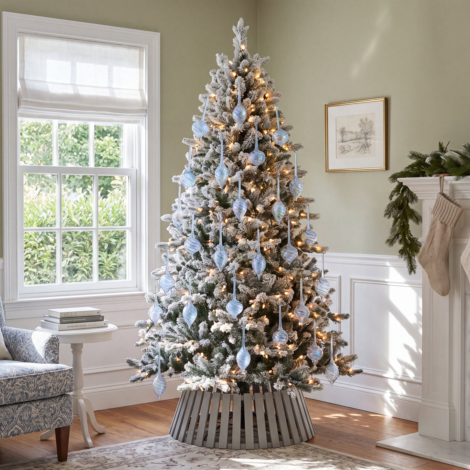 10" Glass Finial Ornament