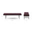 Banc en velours chenille cannelé 55 po Bolus