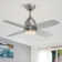 36'' Dimmable Ceiling Fan With Led Lights & Remote Control