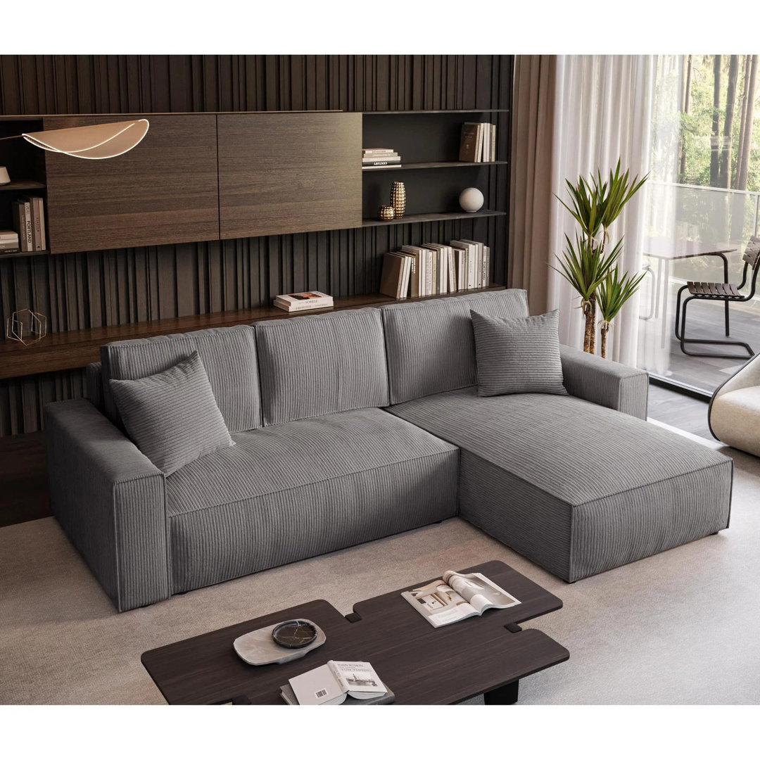 Ecksofa Rintoul mit Bettfunktion