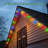 Nordic Hygge 34FT 50 Bulbs Outdoor Christmas Decorations for House Waterproof String Lights, Multicolor