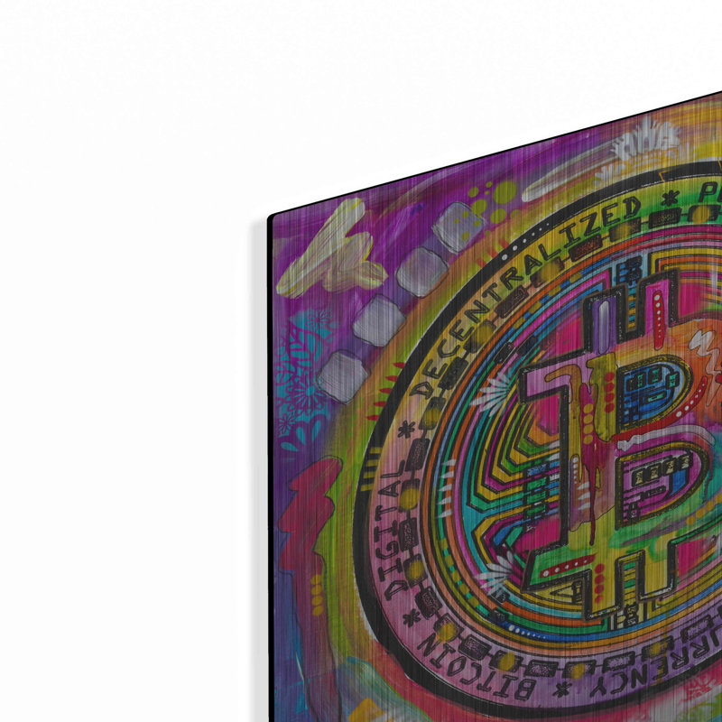 " Bitcoin " by Dean Russo, 12" H x 12" W