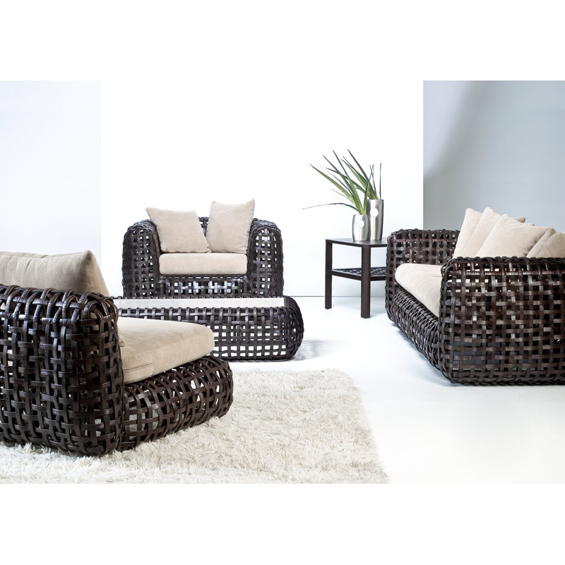 Matilda Outdoor Coffee Table, Brown