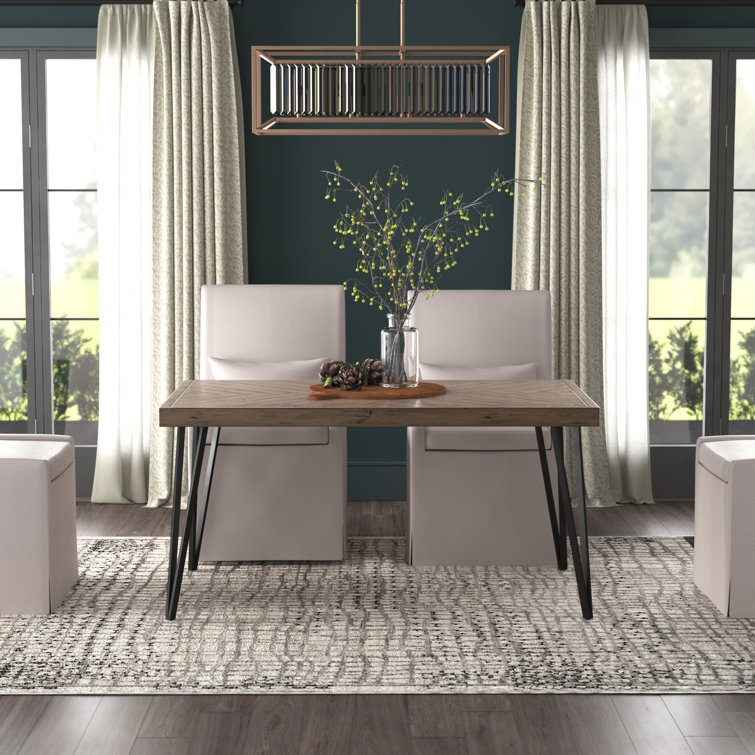 Swanscombe Metal Base Dining Table