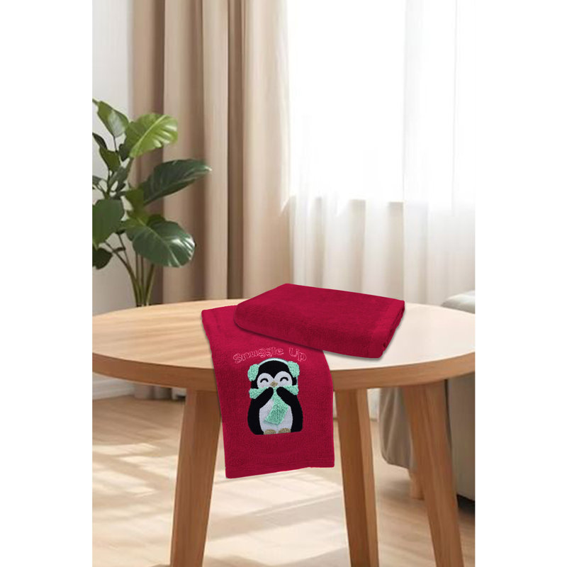 Cotton Tea Towel Kitchen Towel, Red