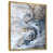 Toile avec cadre flottant or
