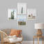 Paysage désertique, reproduction encadrée 4 pièces-90605077-90605076