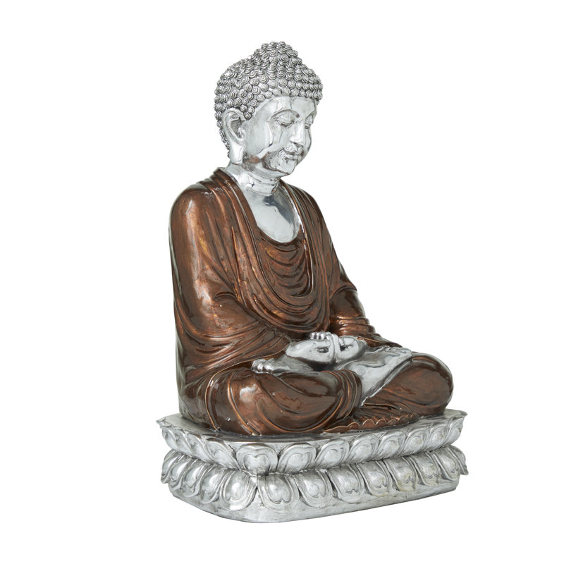 Ekstrom Religious & Spiritual Figurines & Sculptures, Copper, 16" H x 11.95" W x 9.25" D
