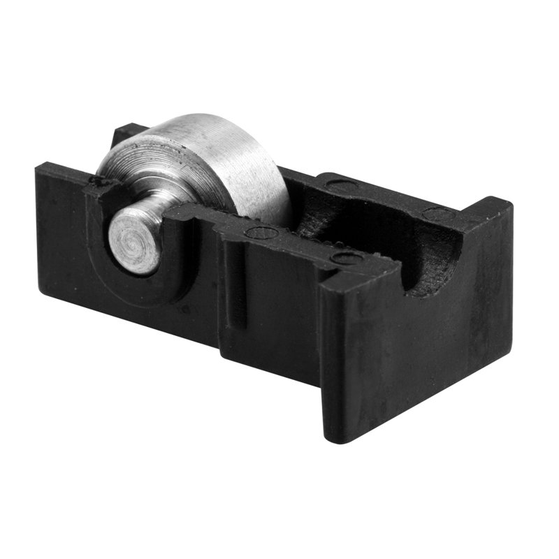 Prime-Line Sliding Window Roller, Steel, Black Nylon Housing