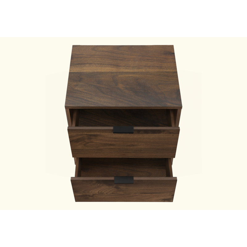 Accent Table, Bedroom, End, Living Room, Nightstand, Side Table, Storage Drawer, Walnut